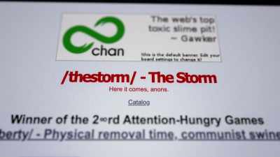 Q goes somewhere
the tripcode will work: - Q: Into the Storm