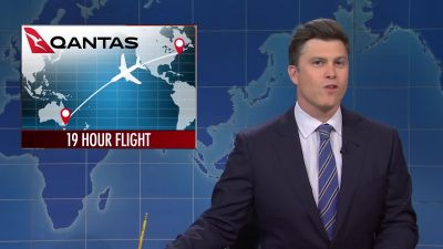 Qantas has announce plans for new
direct flight from - Saturday Night Live