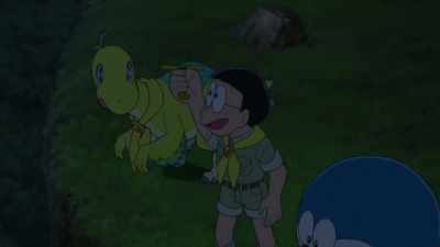 Qiu is waiting here - Doraemon: Nobita's New Dinosaur