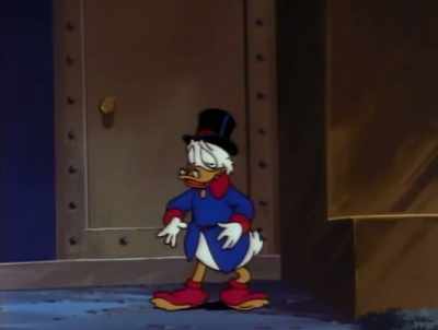 -[quacking]
-Know that I regret this
most bitterly. - DuckTales