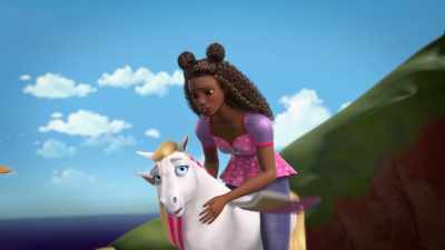 -[quacks]
-[Brooklyn] This is not over! - Barbie: A Touch of Magic