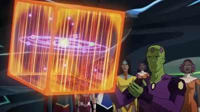 Quadrant beta, orbiting the black star
by planet winath. - Legion of Super-Heroes