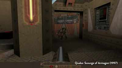 Quake: Scourge of Armagon was my very first - FPS: First Person Shooter