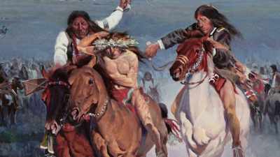 Quanah was wounded,
but kept fighting. - The American Buffalo