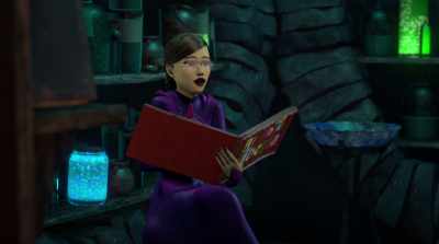 Queen Uberta giving a castle tour. - The Swan Princess: A Royal Wedding