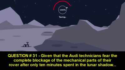 QUES:
Given that Audi technicians - American Moon