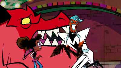 - (questioning yip)
- Oh, yes, - Marvel's Moon Girl and Devil Dinosaur