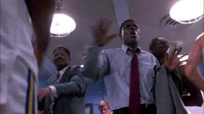 Quiet down! Everybody down.
Quiet down. - Blue Chips