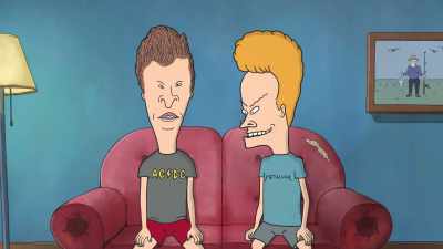 [quiet music] - Beavis and Butt Head Do the Universe