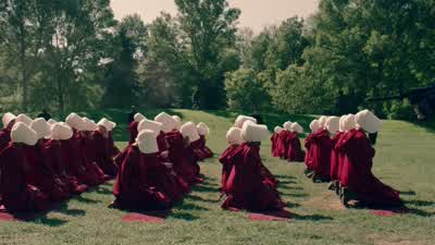 Quiet, please. - The Handmaid's Tale