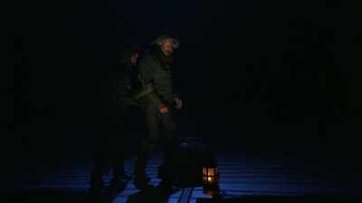 Quiet, Rab. Meat for the dogs. - Great British Theatre