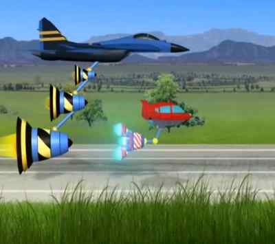     Quincy: Rocket is
    passing big jet. - Little Einsteins