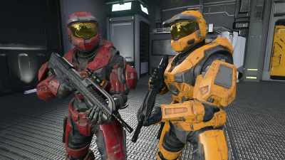 [quirky music] - Red vs. Blue: Restoration