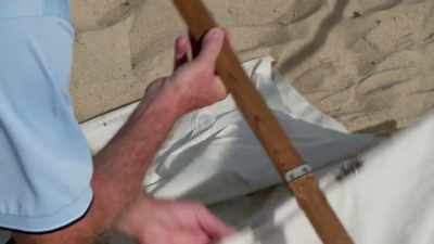Quite fiddly. So, is it
the diagonals that go up first? - Aussie Inventions That Changed The World