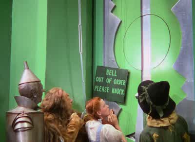 "Bell out of order. - The Wizard of Oz