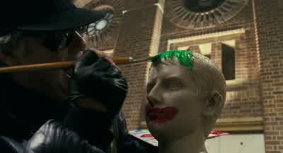 "Black and white, Red and green - Batman