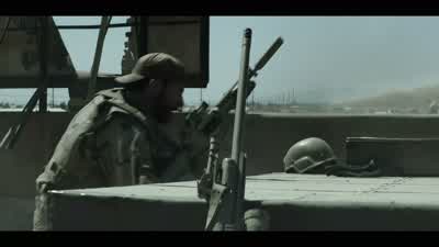 "D", I'm down to two mags. - American Sniper