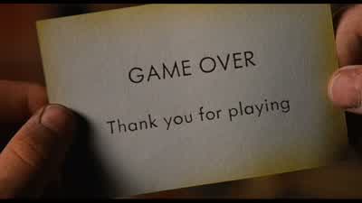 "Game over. - Zathura: A Space Adventure