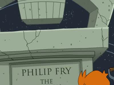 "Here lies Philip J. - Futurama