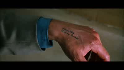 “Remember sammyjankis.” I met Sammy through work. - Memento