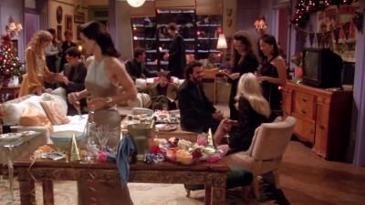 [R.E.M.'S "SHINY HAPPY PEOPLE"
PLAYING] - Friends