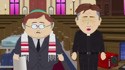 Rabbi, I-I really
need to talk to you. - South Park: Post COVID: The Return of COVID
