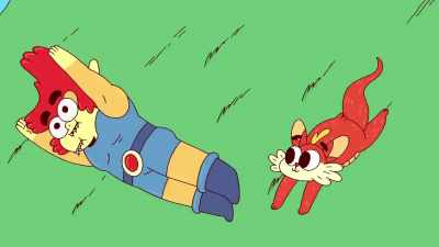 Race ya down the hill,
Snarf! [laughing] - ThunderCats Roar