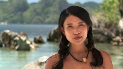 Race you to the water.
Are you ready? Ready. Get ready... - Naked and Afraid of Love