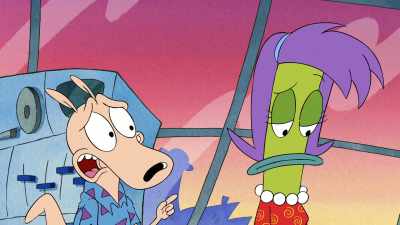 Rachel, I'm sure he didn't mean
those things. - Rocko's Modern Life: Static Cling