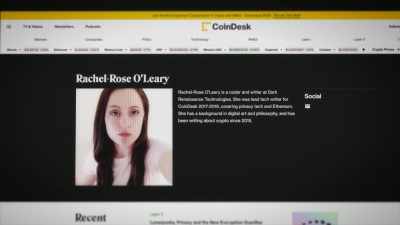 Rachel-Rose was
a journalist for CoinDesk. - Money Electric: The Bitcoin Mystery