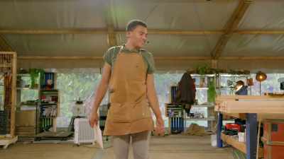 Radha has got himself into
a bit of a pickle now - Handmade: Britain's Best Woodworker
