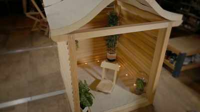 Radha obviously loves
his meditation, - Handmade: Britain's Best Woodworker