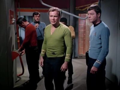 Radiation level, normal. - Star Trek