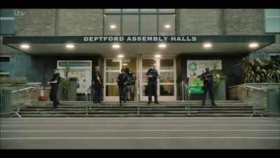 RADIO:'All units,
check of assembly hall is complete. - Trigger Point