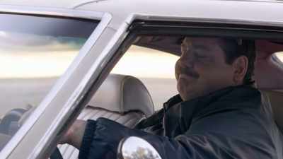 -Radio:  ♪ Caught me   looking at her ass ♪ - Rob Riggle's Ski Master Academy