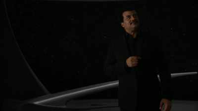 (radio static). - Cosmos: Possible Worlds