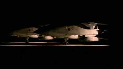 RAF planes are taking
off from Cyprus on bombing runs, - Warship: Life at Sea
