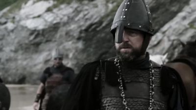 (ragnar and man converse in anglo saxon language) - Vikings
