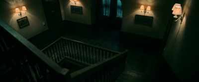-[rain pattering]
-[building creaking] - No One Gets Out Alive