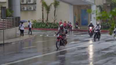 (rain pattering) - Q: Into the Storm