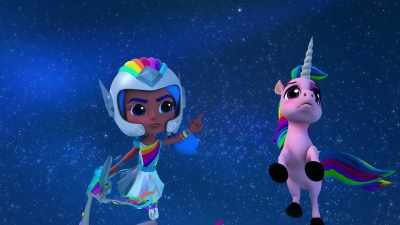 Rainbow Rangers!
Even in outer space those rotten little-- - Rainbow Rangers