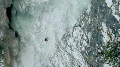 RAINER: The whole waterfall can fall down.
If you fall to the ground, you could die. - Europe From Above