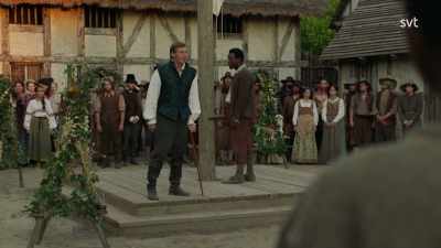 - Raise the flag, Pedro!
- I want to remain here. - Jamestown