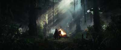 Apes falling from the sky. - Kingdom of the Planet of the Apes