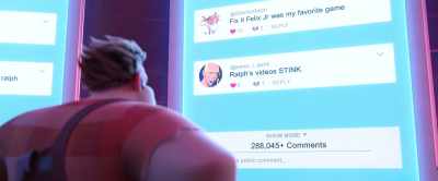"Ralph's videos stink." - Ralph Breaks the Internet