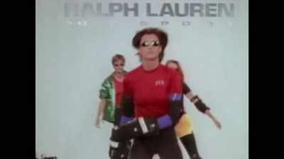 Ralph's whole immersion
into performance wear - Very Ralph
