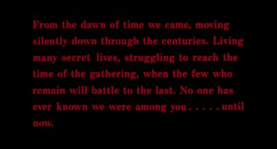 Ramirez From the dawn of time we came - Highlander