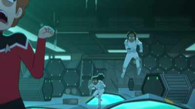 Ramsey to Cerritos. Prepare
for emergency transport. - Star Trek: Lower Decks