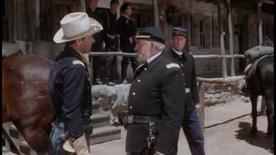 Ran into a band coming home,
Canyon Diablo. - Escape from Fort Bravo
