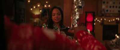 [R&B music playing over speakers] - Meet Me Next Christmas